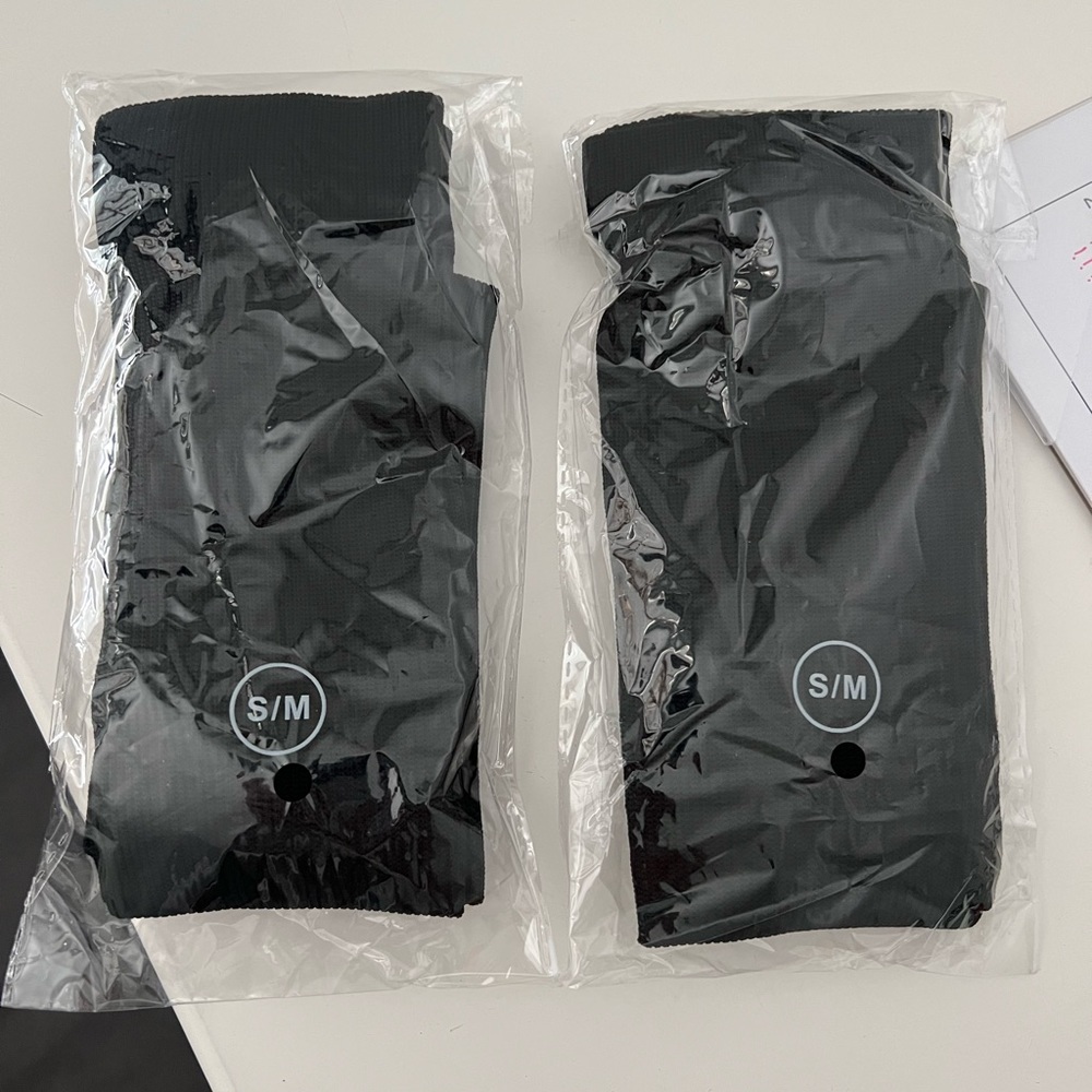 2 Black Knee High compression socks